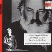 Documents - Brahms: Symphonies nos 3 & 4 / Hermann Abendroth, Leipzig RSO