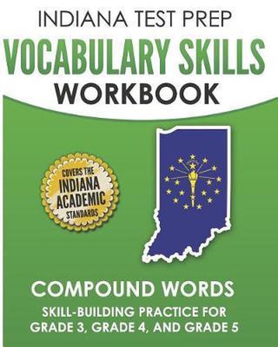 INDIANA TEST PREP Vocabulary Skills Workbook Compound Words - cover