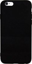 ADEL Siliconen Back Cover Hoesje Geschikt voor iPhone 6/6S - Zwart