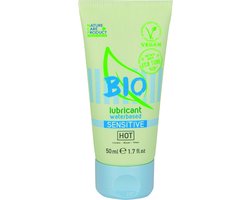 Hot Bio Sensitive Waterbasis Glijmiddel - 50Ml