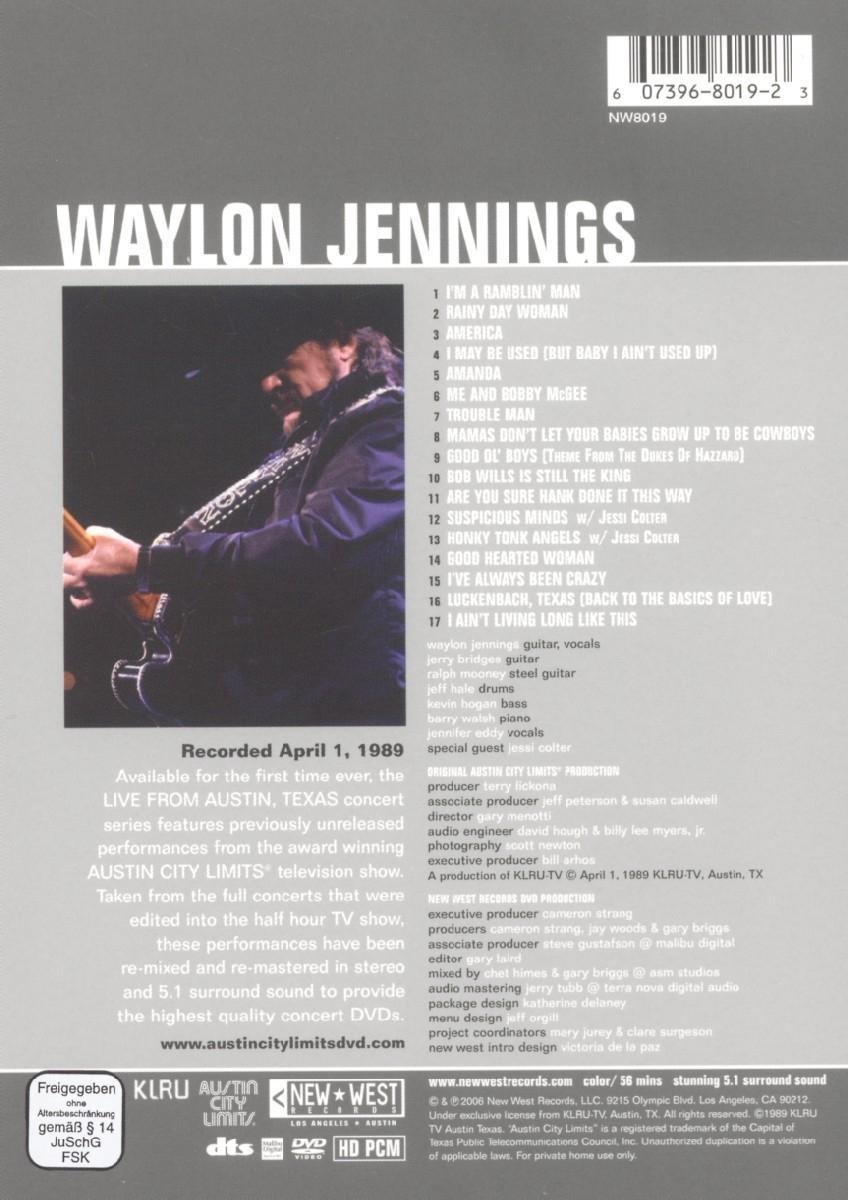 Waylon Jennings Live From Austin Texas, Waylon Jennings Muziek