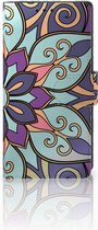 Sony Xperia XA1 Boekhoesje Design Purple Flower