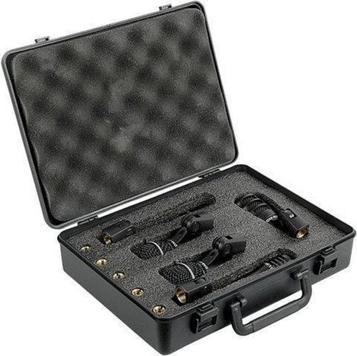 DAP Audio DK-5, Drumset, 2 x condenstor en 3 x dynamische microfoons