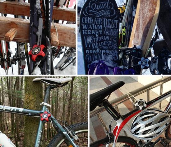 SAFEMAN - Kinderwagen slot - Mountainbike & Racefiets Compact & Multifunctioneel - Wit van Merkloos — afbeelding 2