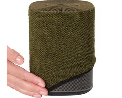 Soundskins – Luxe textielhoes / Luidsprekeraccessoire – Compatibel met Sonos One (SL) - Olijfgroen