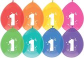 24x Ballonnen 1 jaar - Verjaardag - Kinderfeestje - Leeftijd versiering