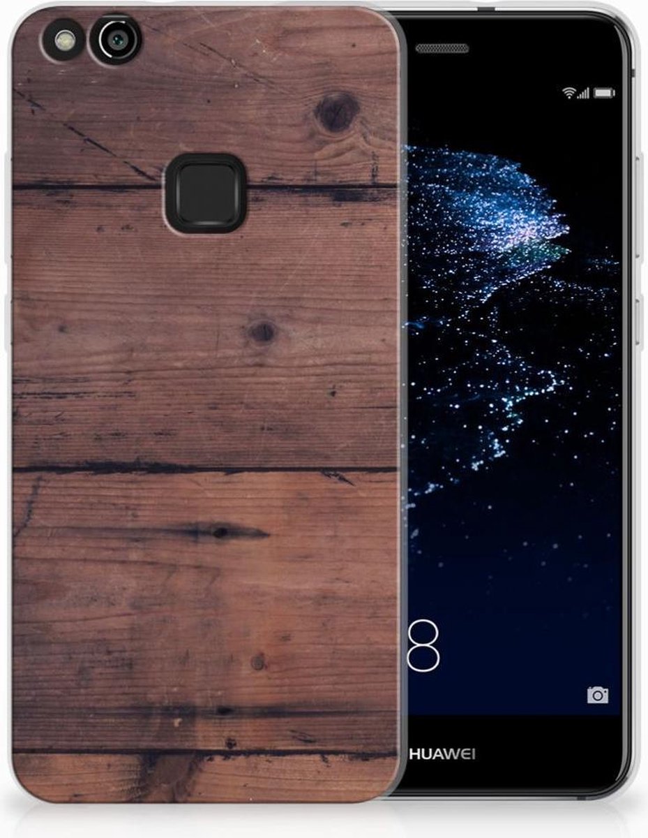 Huawei P10 Lite Bumper Hoesje Old Wood