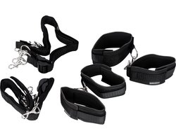 Pipedream Fetish Fantasy Bondage - Boeien Cuff & Tether Set zwart