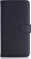 Shop4 - Sony Xperia XA2 Ultra Hoesje - Wallet Case Retro Zwart