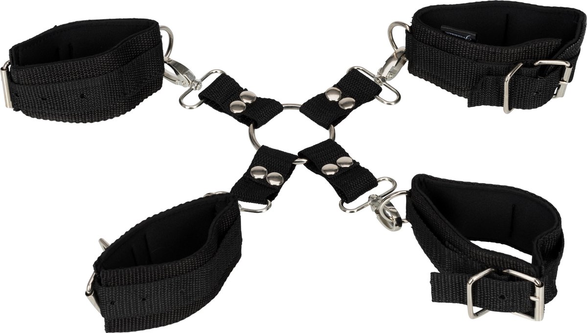 Electradeel - Heavy-Duty Hogtie Kit - Handboeien - Zwart