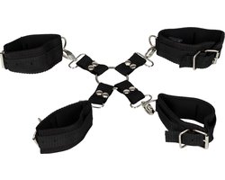 Electradeel - Heavy-Duty Hogtie Kit - Handboeien - Zwart