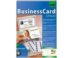 Sigel software - BusinessCard - voor visitekaartjes - meertalig - SI-SW670