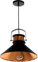 Warrior Vintage Industrial - Lampe à suspension - Ø 37 cm - Or - Zwart