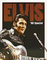 Wandbord - Elvis Presley '68 Special - 40.5x31.5cm