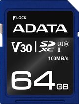 ADATA ASDX64GUI3V30S-R flashgeheugen 64 GB SDXC Klasse 10 UHS-I