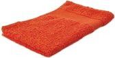 Arowell Gastendoek Gastenhanddoek 50 x 30 cm - 500 Gram - Oranje - 10 stuks