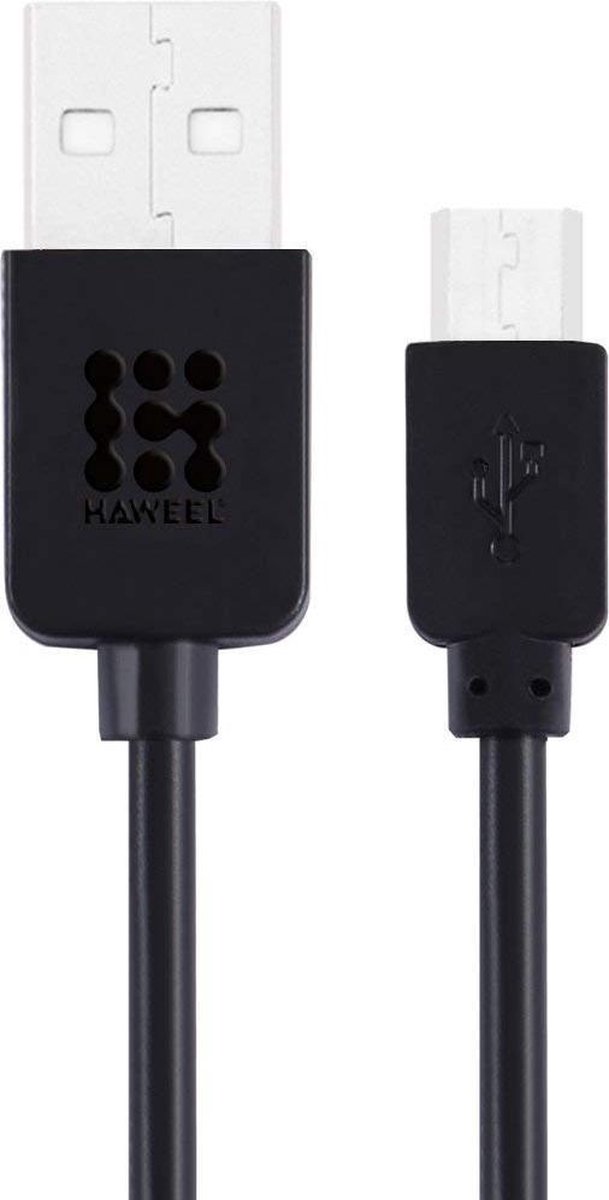Haweel Gecertificeerde kabel 3 Meter Micro USB High Speed Laadsnoer Oplaadkabel voor Samsung Galaxy S5 Neo, Galaxy