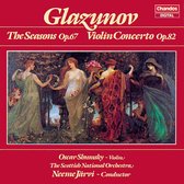 Glazunov: The Seasons, Violin Concerto / Shumsky, Jarvi