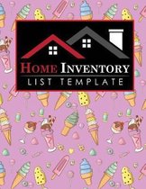 Home Inventory List Template