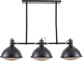 Vintage Industrieel - Hanglamp - 3 Lichts - Kantelbaar - Ø 35 cm - Zwart