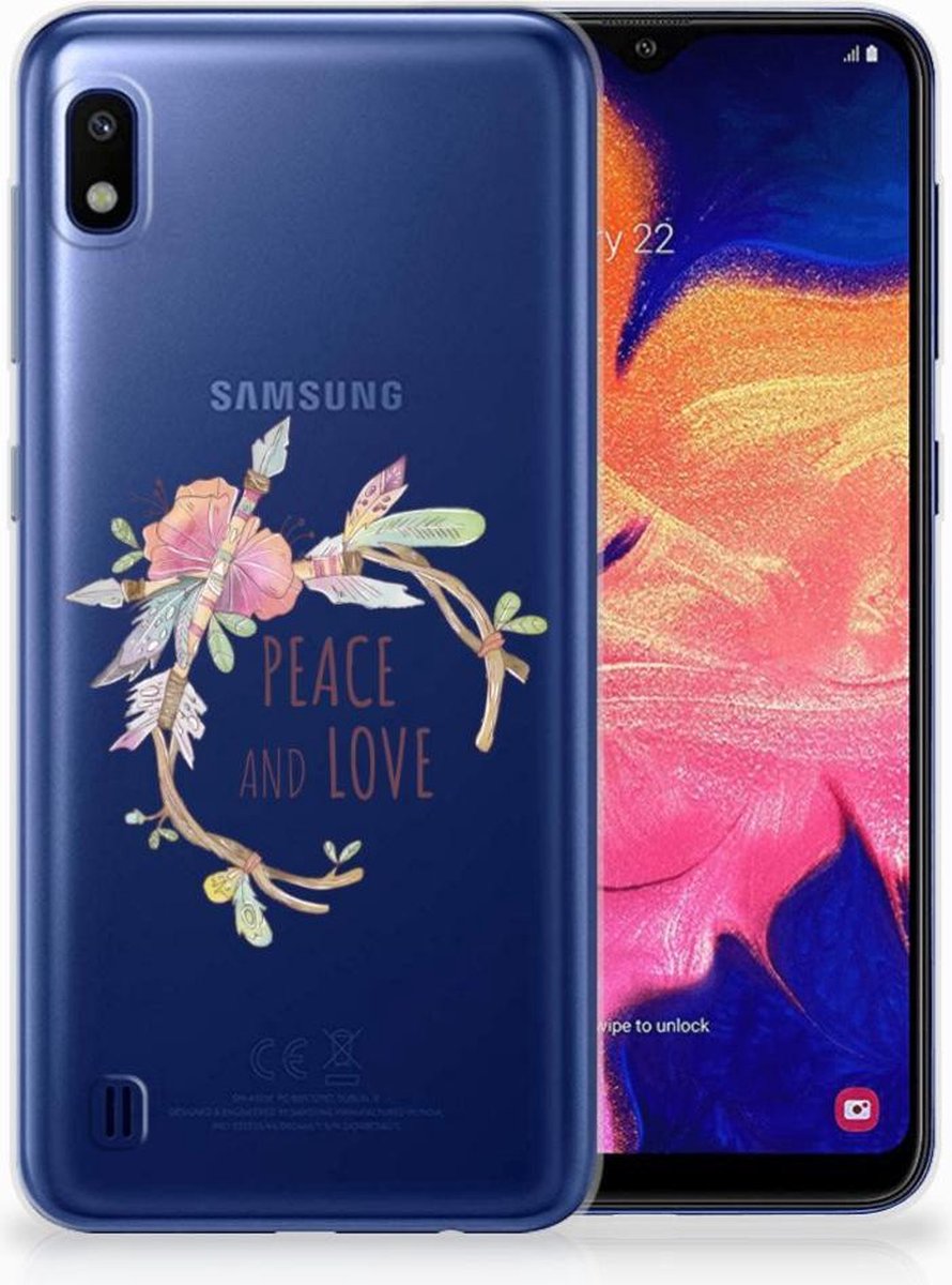 Samsung Galaxy A10 Telefoonhoesje met Naam Boho Text
