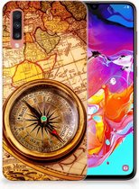 TPU Siliconen Hoesje Geschikt voor Samsung A70 Design Kompas