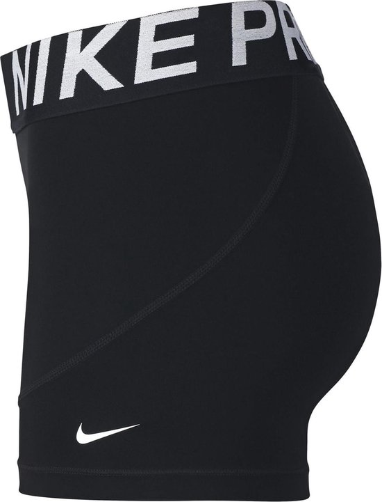 Nike Nk Pro Dames Sportbroek - Black/Black/White - Maat S | bol.com