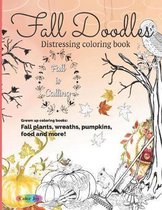 Fall Doodles Distressing coloring book