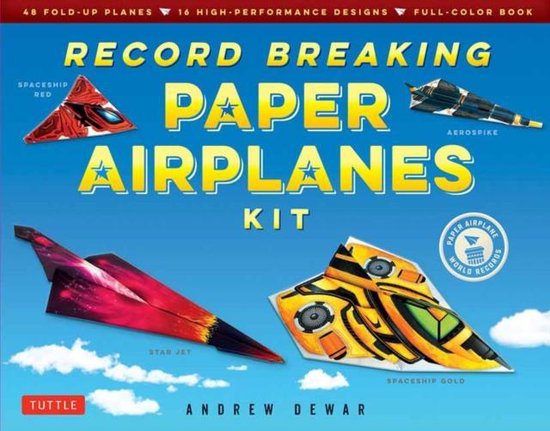 Record Breaking Paper Airplanes Kit, Andrew Dewar | 9784805313640 ...