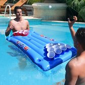MikaMax Beer Pong Airbed 20 porte-gobelets ± 150x67cm