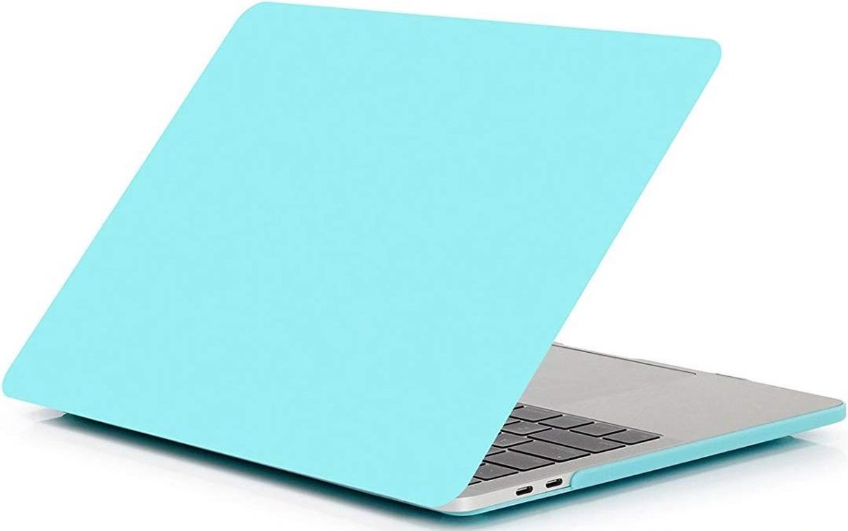 Macbook Case voor New Macbook PRO 15 inch met of zonder Touch Bar 2016 / 2017 - Hard Case - Matte Turquoise