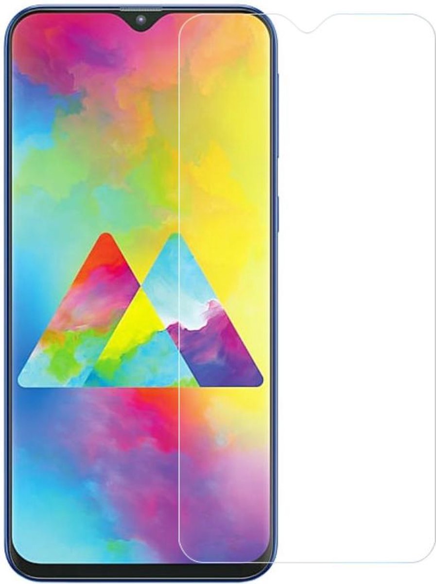 9H Tempered Glass - Geschikt voor Samsung Galaxy M20 (Power) Screen Protector - Transparant