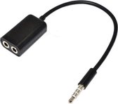 Audio splitter- Hoofdtelefoon Headphone splitter 3,5 mm Jack