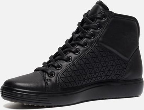Ecco - 430193 -Soft 7 - Sneaker hoog gekleed - Dames - Maat 38 -  Zwart;Zwarte - 55351... | bol.com