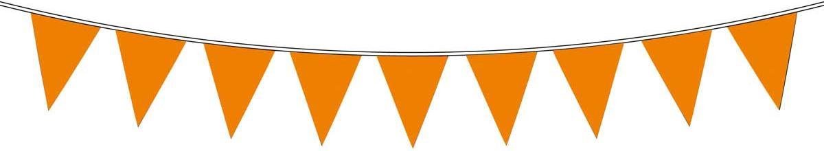 Vlaggenlijn holland oranje: 10 meter (30114) - Vlag (fanshop) - Zwart