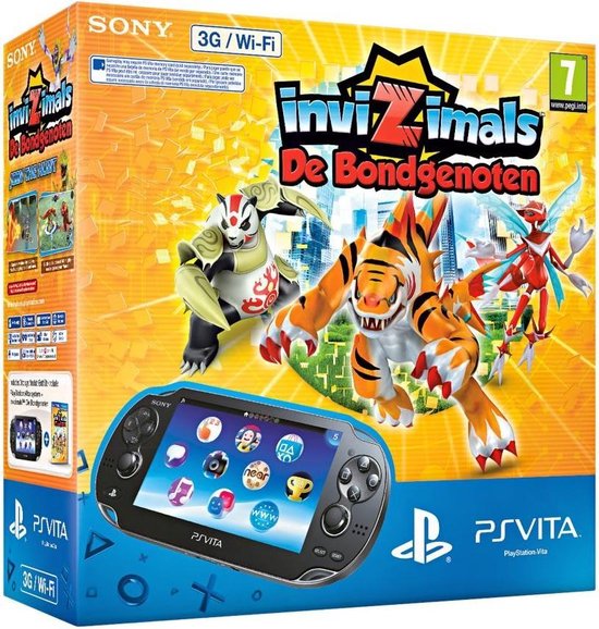 Sony PlayStation Vita 3G/Wi-Fi + Invizimals draagbare game console 12,7 cm (5") Touchscreen Wifi Zwart