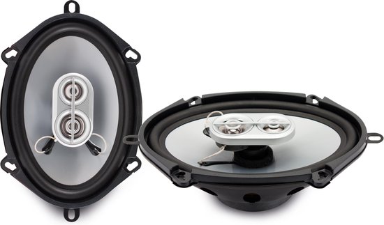 Caliber Auto Speakers - Ø 5x7x9" ovaal speaker frame - 240 Watt Totaal Vermogen - 3-weg Coaxiaal Luidspreker set (CDS5768)