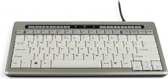 BakkerElkhuizen S-board 840 clavier USB Anglais Gris | bol.com