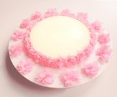 Funnylight Design Coole kids plafonniere bloesem pastel roze organza bloemen voor de baby kinder en tiener slaap kamer