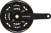 Shimano Crankstel 7/8-speed Altus FC-M311 42/32/22T met kettingrand - zwart