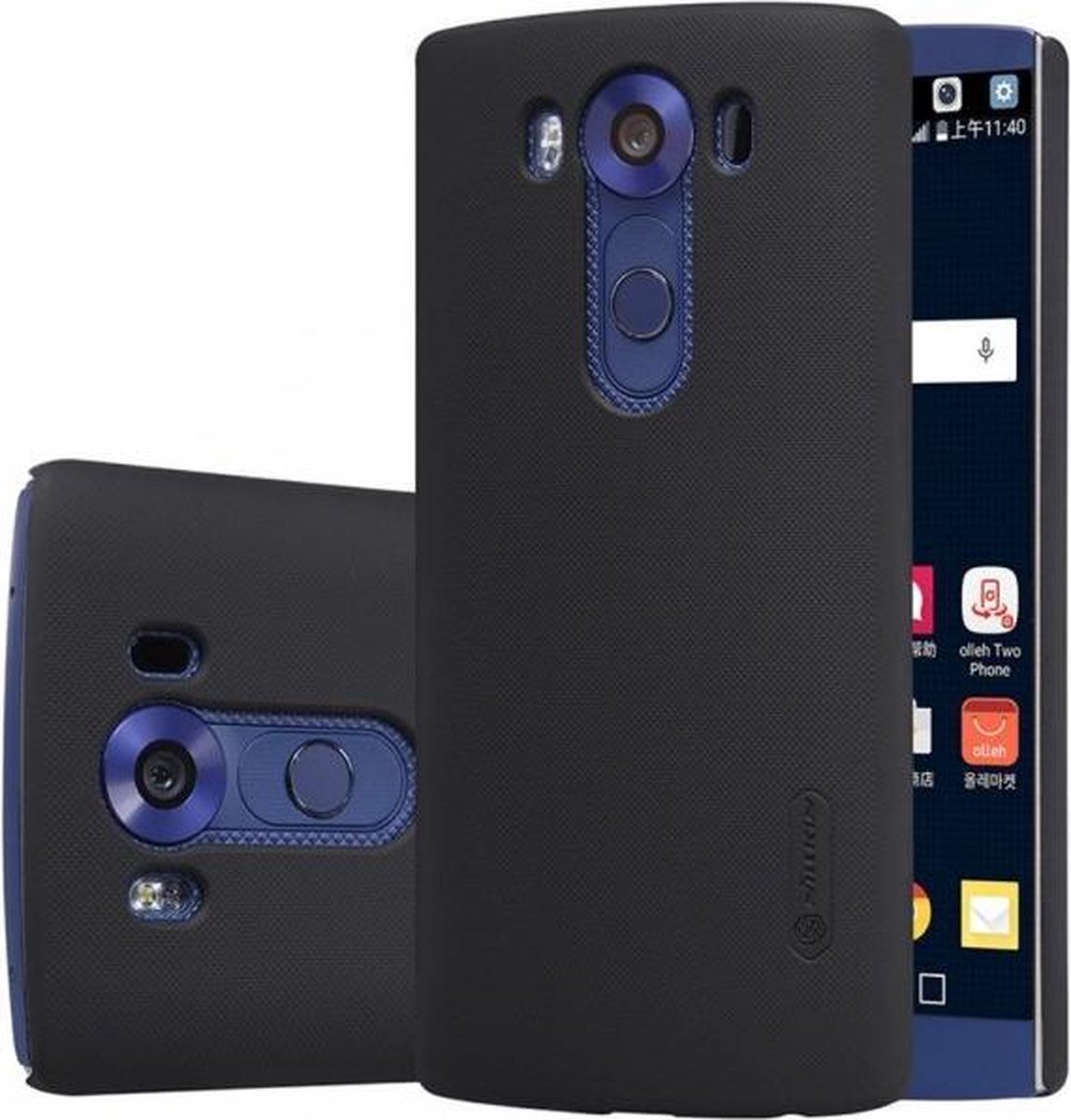 Nillkin Super Frosted Shield Backcover voor de LG V10 - Black