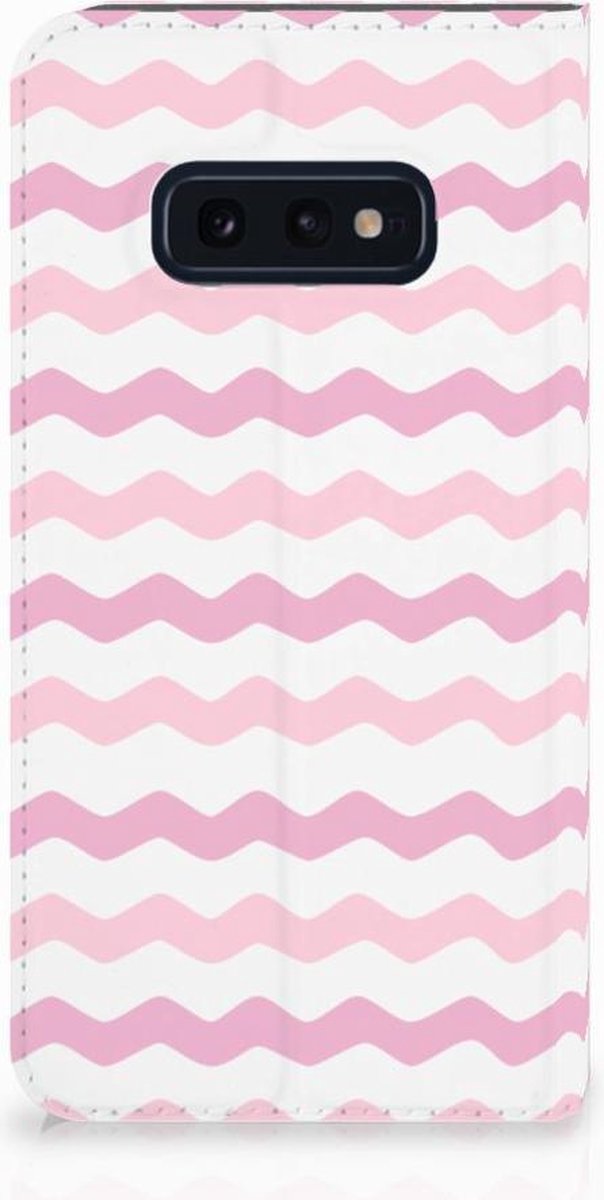 Samsung Galaxy S10e Hoesje met Magneet Waves Roze