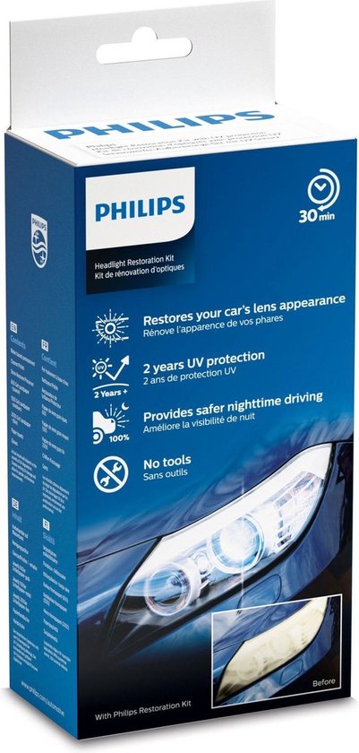 Philips polijstset reparatie set , herstelt doffe koplampen | bol.com