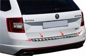 Skoda Octavia III SW Achterbumper Beschermlijst Chroom 2013-t/m 2016