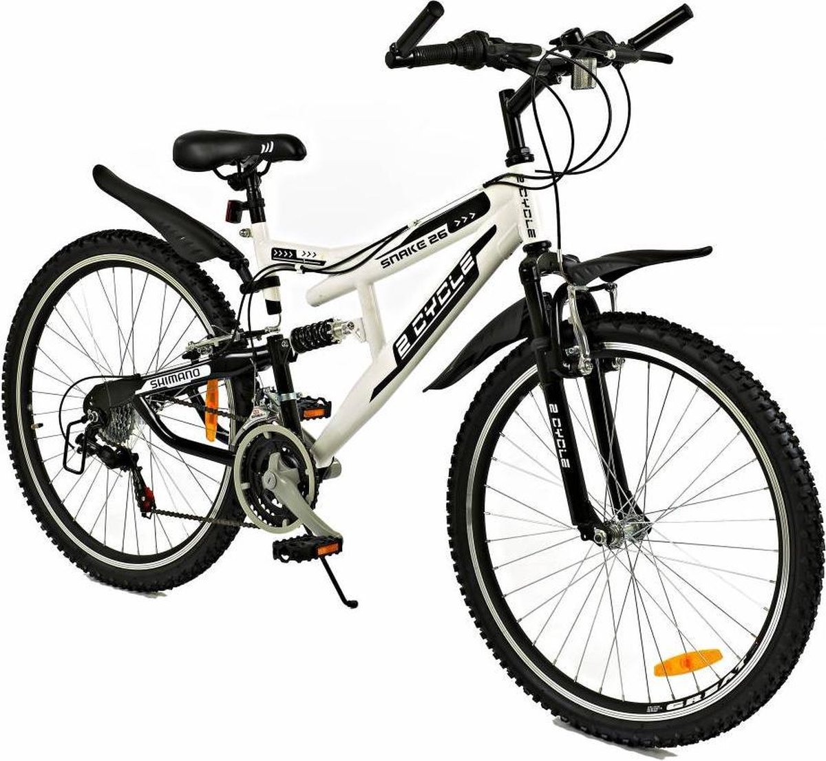 Mountainbike inch 18-Speed Wit (2615) | bol.com