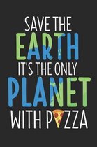 Save The Earth It's Only Planet With Pizza