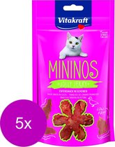 Vitakraft Mininos Jolly Jerky - Kattensnack - 5 x Eend 40 g