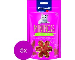 Vitakraft Mininos Jolly Jerky - Kattensnack - Eend - 5 x 40 g