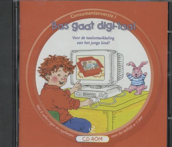 Cover van het boek 'Bas gaat digi-TAAL / Consumentenversie'