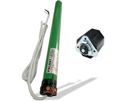 PALMAT rolluikmotor met mechanische afstelling en kunststof lagerplug (buis van 40 mm, 13 Nm)